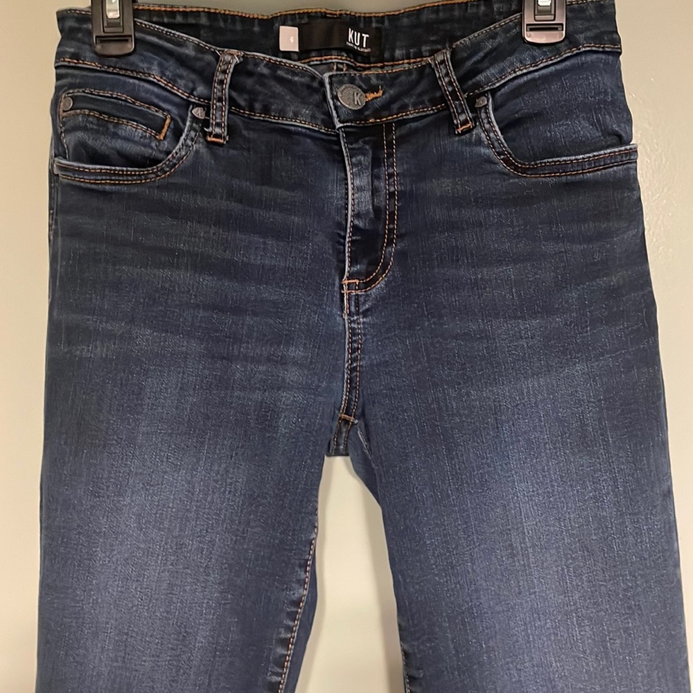 Kut from the Kloth straight leg dark wash jeans